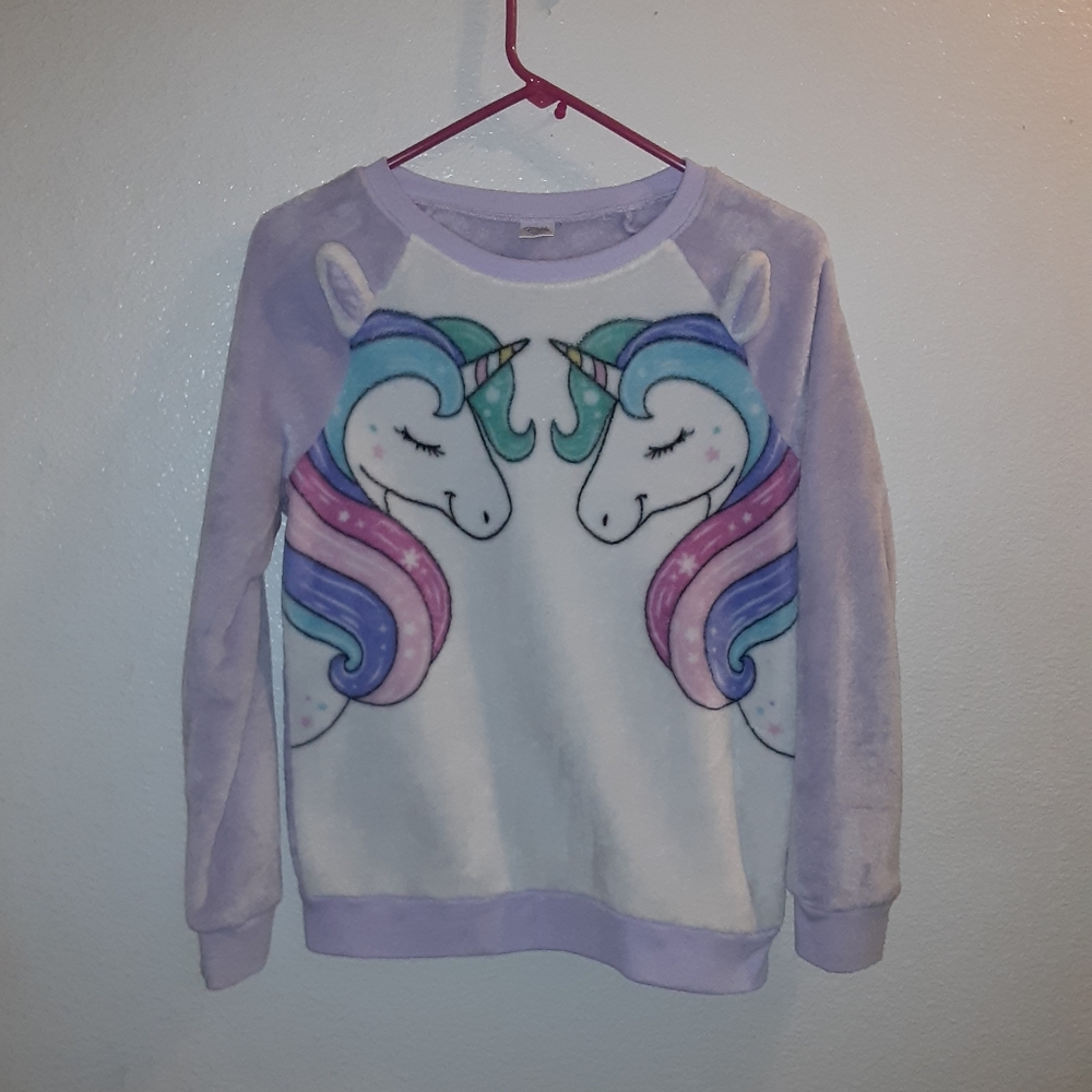 Cold Crush lavender Unicorn pullover